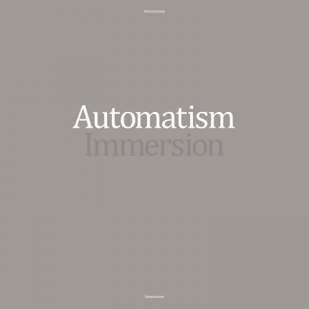 Cover for Automatism · Immersion (CD) [Digipak] (2020)