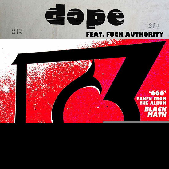 Cover for Dope · 666 / 1381 (Feat. Fuck Authority) (LP) (2019)