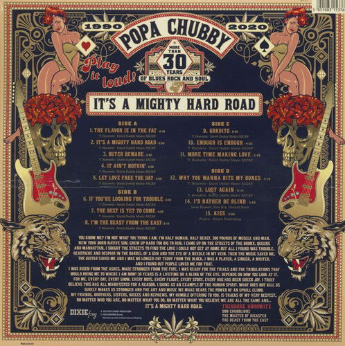 Its a Mighty Hard Road - Popa Chubby - Música - Dixiefrog - 5051083153768 - 19 de março de 2021