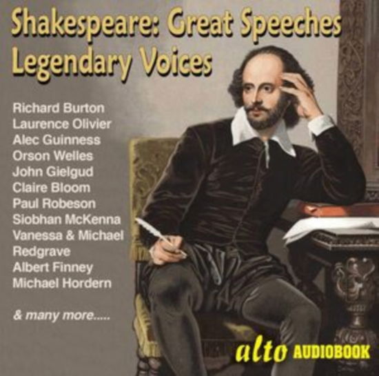 Cover for Richard Burton / Laaurence Olivier / Orson Welles / Alec Guinness / Paul Robeson · Great Shakespeare Speeches: Famous Voices (CD) (2020)