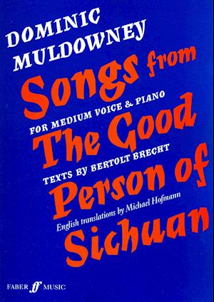 Cover for Dominic Muldowney · Songs from the Good Person of Sichuan (Paperback Book) (1998)