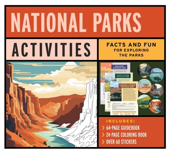 Cover for Editors of Chartwell Books · National Parks Activities Kit: Facts and Fun for Exploring the Parks (Book) (2024)