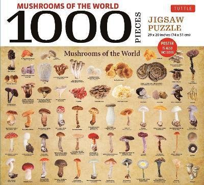 Mushrooms of the World - 1000 Piece Jigsaw Puzzle: for Adults and Families - Finished Puzzle Size 29 x 20 inch (74 x 51 cm); A3 Sized Poster (SPIEL) (2023)