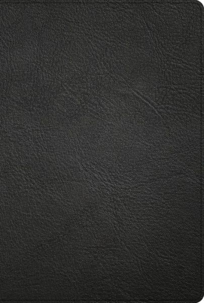 Cover for Holman Bible Publishers · KJV Large Print Thinline Bible, Black Genuine Leather, Indexed (Bok) (2023)