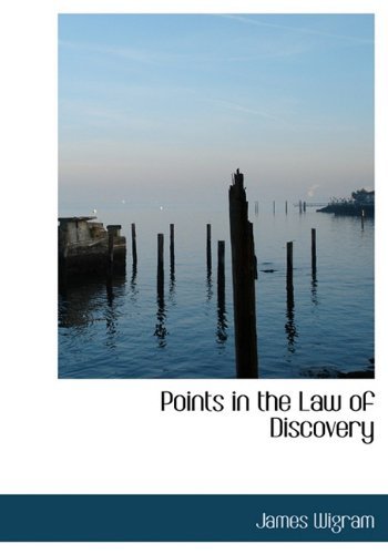 Cover for James Wigram · Points in the Law of Discovery (Hardcover bog) (2009)