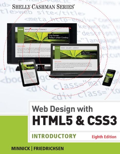 Cover for Friedrichsen, Lisa (Johnson County Community College) · Web Design with HTML &amp; CSS3: Introductory (Paperback Book) (2015)