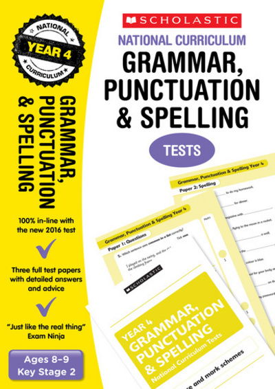 Cover for Catherine Casey · Grammar, Punctuation and Spelling Test - Year 4 - National Test Papers (Paperback Book) (2015)