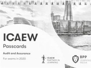 Cover for BPP Learning Media · ICAEW Audit and Assurance: Passcards (Spiral Book) (2019)