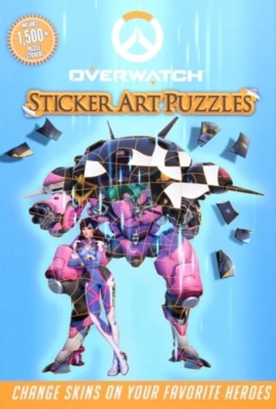 Cover for Editors of Thunder Bay Press · Overwatch Sticker Art Puzzles (Book) (2020)