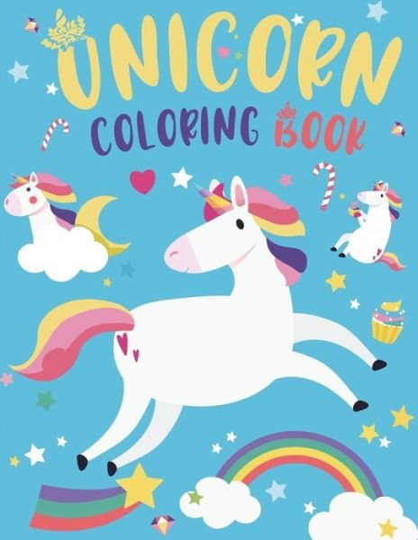Cover for Lazz Press · Unicorn Coloring Book (Paperback Book) (2019)