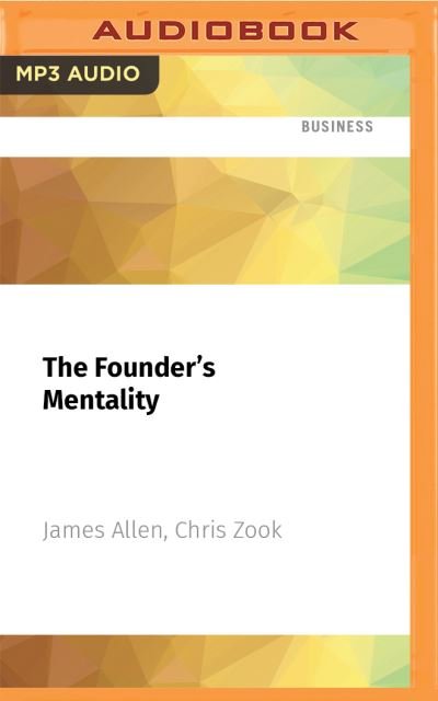 Cover for James Allen · The Founder's Mentality (CD) (2021)