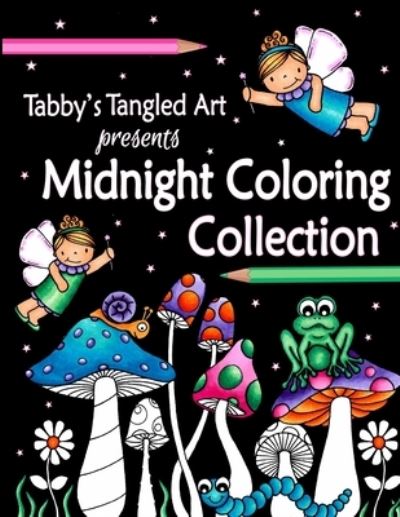 Tabby's Tangled Art Midnight Coloring Collection - Tabitha L Barnett - Książki - Createspace Independent Publishing Platf - 9781723109768 - 13 lipca 2018