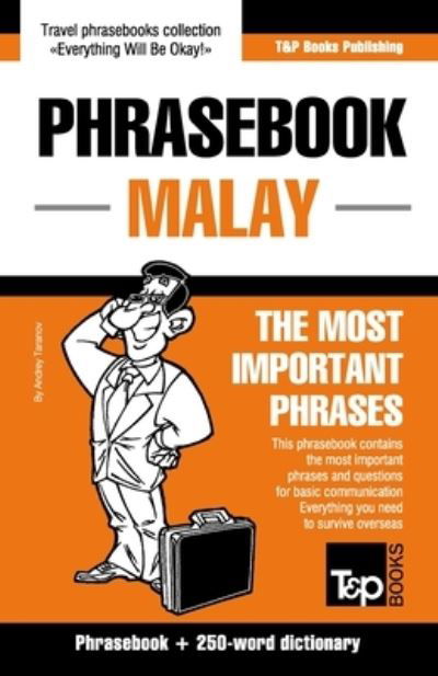 Cover for Andrey Taranov · Phrasebook - Malay - The most important phrases (Pocketbok) (2021)