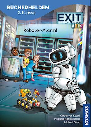 EXIT® - Das Buch, Bücherhelden 2. Klasse, Roboter-Alarm! - Inka Brand - Books - Kosmos - 9783440181768 - June 24, 2025