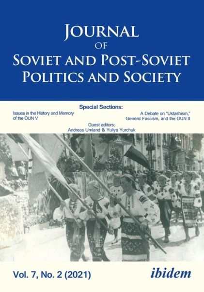 Cover for Andreas Umland · Journal of Soviet and Post-Soviet Politics and Society: 2021/2 - Journal of Soviet and Post-Soviet Politics and Society (Paperback Book) [New edition] (2022)