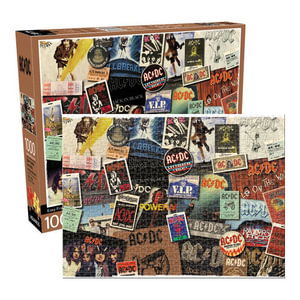 Ac/Dc Albums 1000 Piece Jigsaw Puzzle - AC/DC - Brettspill - AQUARIUS - 0840391140769 - 25. februar 2021