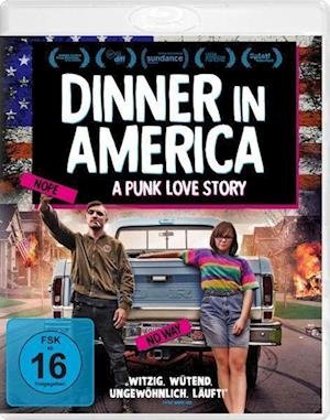 Cover for Dinner In America - A Punk Love Story (Blu-ray)