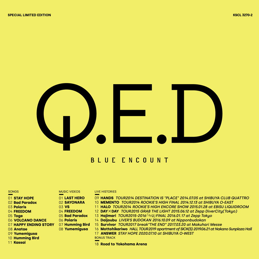 Blue Encount · Q.e.d. (CD) [Japan Import edition] (2020)