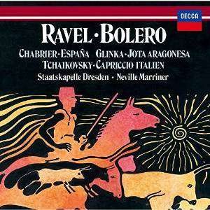 Cover for Neville Marriner · Ravel: Bolero / Tchaikovsky: Capriccio (CD) (2015)
