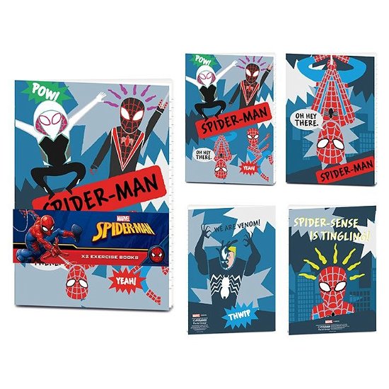 Cover for Marvel: Spider · Pack X2 Notebooks A5 Spider-Man Skizzen 20,5 x 15, (Spielzeug)