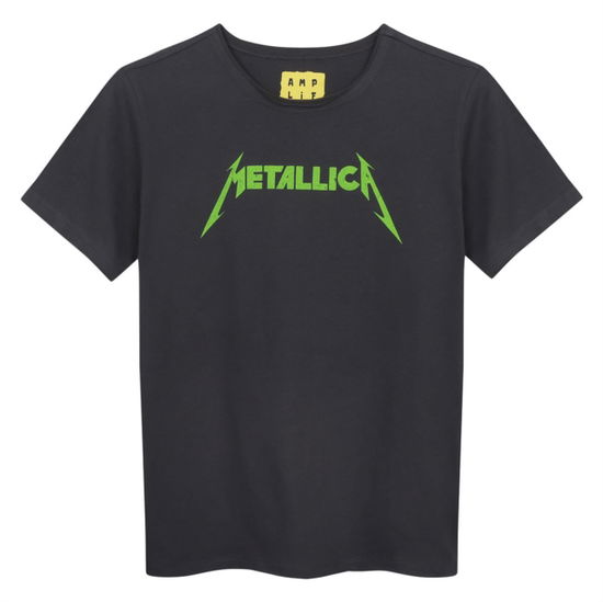 Metallica - Neon Amplified Vintage Charcoal Kids T-Shirt 5/6 Years - Metallica - Merchandise - AMPLIFIED - 5054488840769 - December 1, 2023