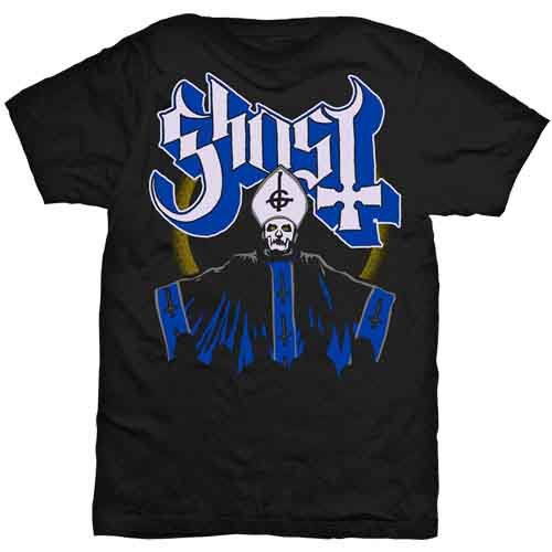 Ghost Unisex T-Shirt: Papa & Band - Ghost - Koopwaar - Global - Apparel - 5055295364769 - 