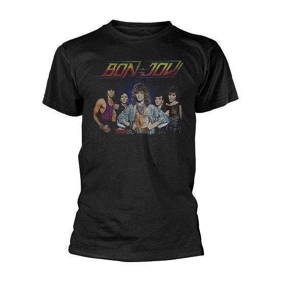 Cover for Bon Jovi · Tour '84 (T-shirt) [size S] [Black edition] (2021)