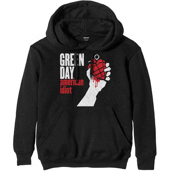 Green Day Unisex Pullover Hoodie: American Idiot - Green Day - Mercancía -  - 5056368636769 - 