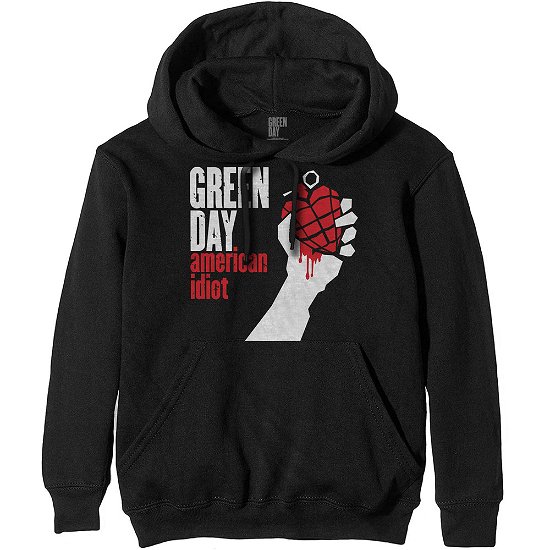 Green Day Unisex Pullover Hoodie: American Idiot - Green Day - Merchandise -  - 5056368636769 - 