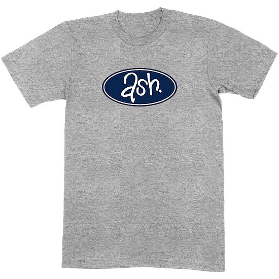 Ash Unisex T-Shirt: Retro Logo - Ash - Merchandise -  - 5056368649769 - 