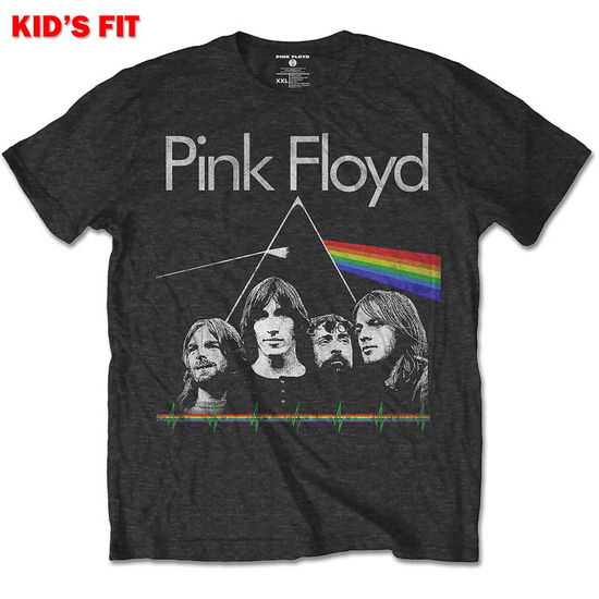 Pink Floyd Kids T-Shirt: DSOTH Band & Pulse (9-10 Years) - Pink Floyd - Fanituote -  - 5056561008769 - 