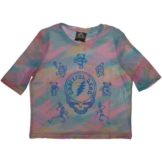 Cover for Grateful Dead · Grateful Dead Ladies Crop Top: Dead Egyptian Slash (Mesh) (XX-Small) (CLOTHES) [size XXS] (2024)