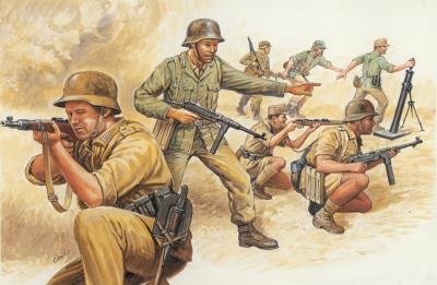 Cover for Italeri · Wwii German Afrika Corps 1:72 (Toys)