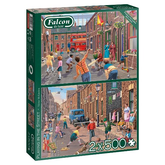 Cover for Falcon · Playing In The Street (2x500 Stukjes) (Jigsaw Puzzle)