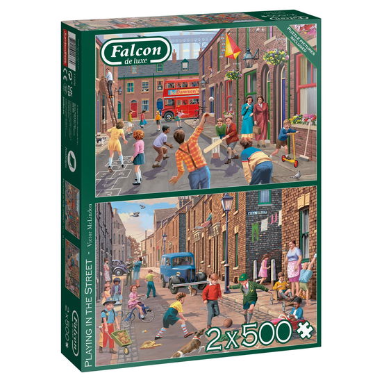 Playing In The Street (2x500 Stukjes) - Falcon - Board game - Jumbo - 8710126113769 - 