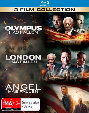 Olympus Has Fallen / London Has Fallen / Angel Has Fallen - Aboutboul, Alon, Butler, Gerard, Eckhart, Aaron, Schmidt, Frederick, Zuaiter, Waleed, Bencherif, Adel, Huston, Danny, Jacobsen, Finley, Mcdermott, Dylan, Dehbi, Mehdi, Williams, Rocci, Perabo, Piper, Yune, Rick, Ghai, Shivani, Ditson, Harry, Petrushev, M - Movies - ROADSHOW - 9398700048769 - November 20, 2019