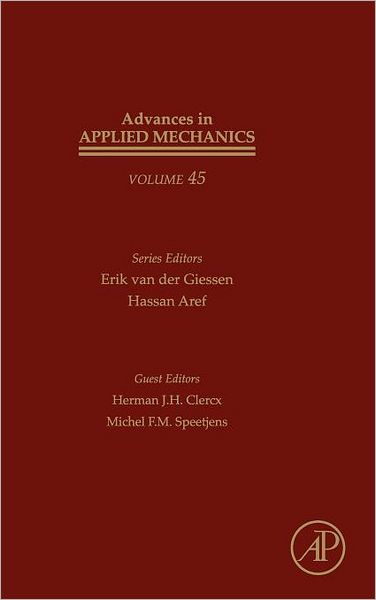 Cover for Erik Van Der Giessen · Advances in Applied Mechanics - Advances in Applied Mechanics (Hardcover Book) (2012)