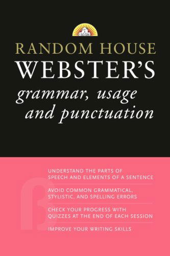 Cover for Random House · Random House Webster's Grammar, Usage, and Punctuation (Paperback Book) (2008)