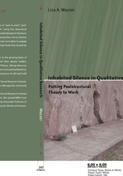 Cover for Lisa A Mazzei · Inhabited Silence in Qualitative Research: Putting Poststructural Theory to Work - Counterpoints (Paperback Book) (2007)