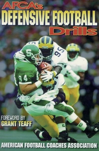 Cover for American Football Coaches Association · AFCA's Defensive Football Drills (Pocketbok) (1996)