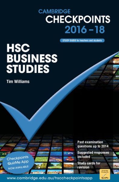 Cambridge Checkpoints HSC Business Studies 2016-18 - Cambridge Checkpoints - Tim Williams - Kirjat - Cambridge University Press - 9781107562769 - maanantai 30. syyskuuta 2024