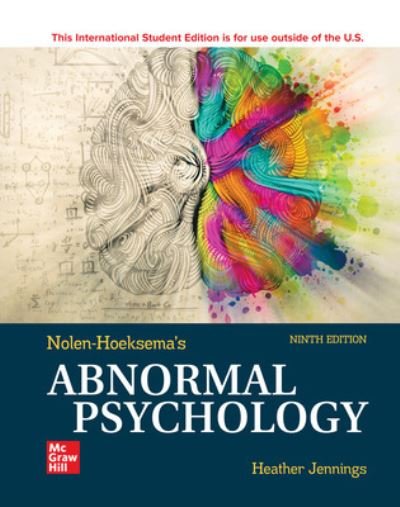 Cover for Susan Nolen-Hoeksema · Abnormal Psychology ISE (Pocketbok) (2022)