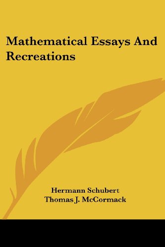 Cover for Hermann Schubert · Mathematical Essays and Recreations (Paperback Book) (2006)