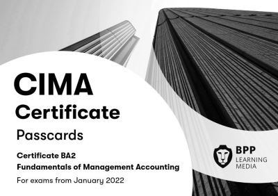 Cover for BPP Learning Media · CIMA BA2 Fundamentals of Management Accounting: Passcards (Spiralbog) (2021)