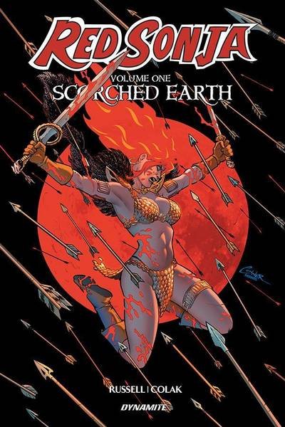 Cover for Mark Russell · Red Sonja Volume 1: Scorched Earth (Paperback Bog) (2019)