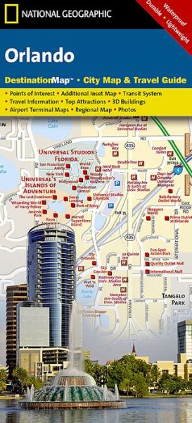 Cover for National Geographic Maps · Orlando: Destination City Maps (Map) (2024)