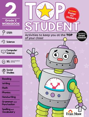 Cover for Evan-Moor Educational Publishers · Top Student, Grade 2 (Paperback Book) (2020)