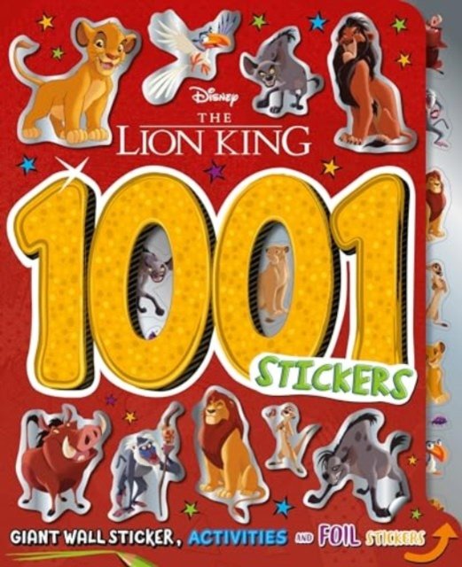 Cover for Walt Disney · Disney The Lion King: 1001 Stickers (Paperback Book) (2023)