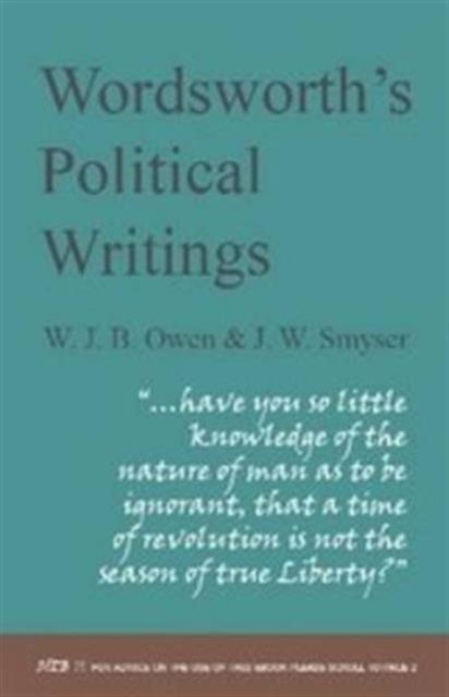 Cover for W J B Owen · Wordsworth's Political Writings (Paperback Book) (2009)