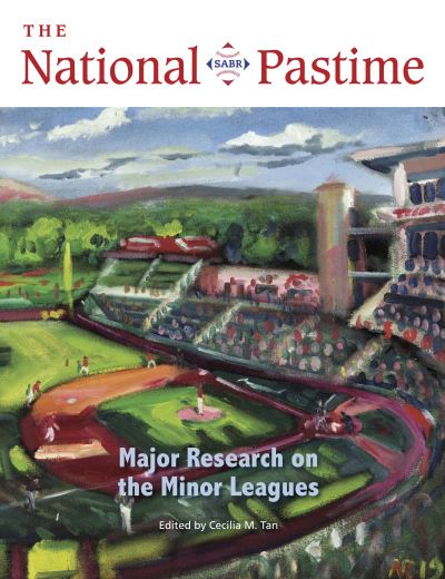 Cover for Society for American Baseball Research (SABR) · The National Pastime, 2022: Major Research About the Minor Leagues (Paperback Book) (2022)